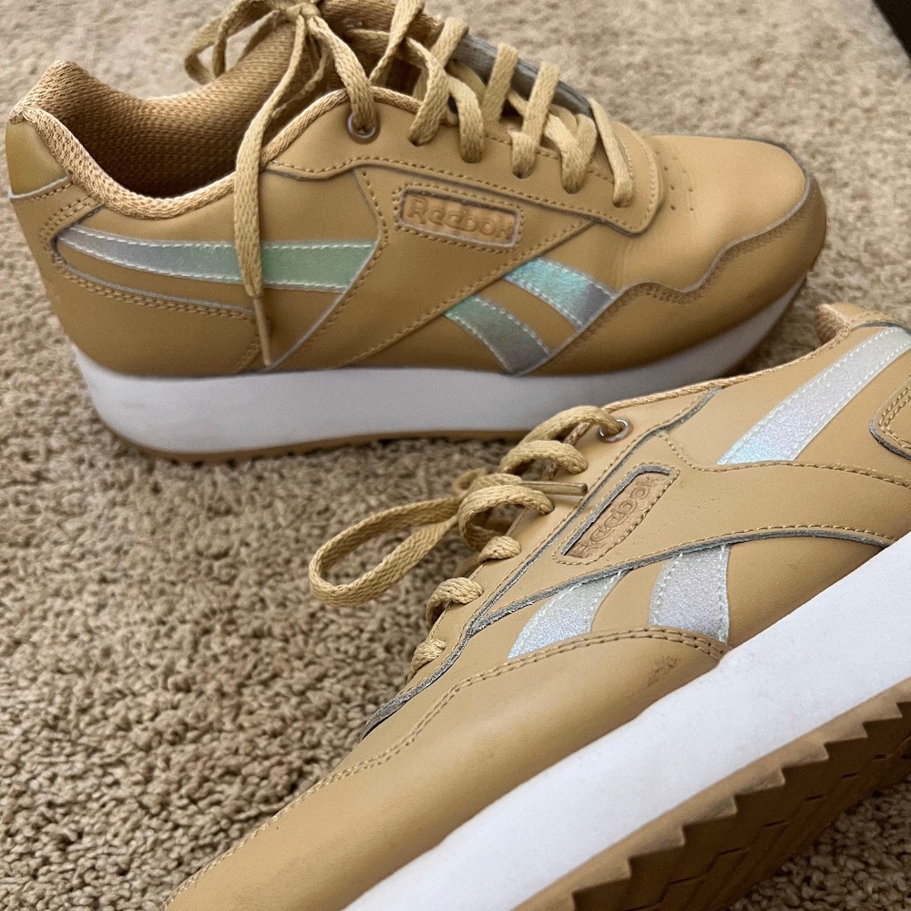Tan/Beige Reeboks